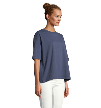 Logotrade logo dāvanas foto: BOXY WOMEN OVERSIZE T-KREKLS