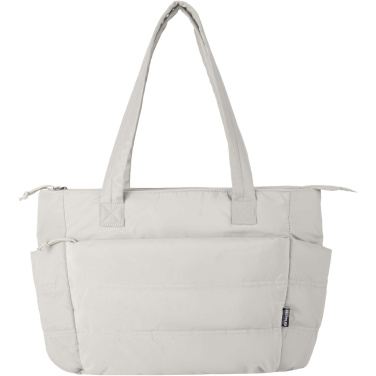 Logotrade biznesa dāvanas foto: Puffer 15,6" GRS pārstrādāta klēpjdatora iepirkumu soma 18L