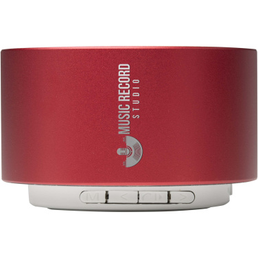 Logotrade biznesa dāvanas foto: Ankaa 3W pārstrādāta alumīnija bezvadu Bluetooth® skaļrunis
