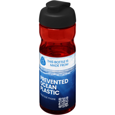 Logotrade korporatīvās dāvanas foto: H2O Active® Eco Base 650 ml sporta pudele ar pārslēdzamu vāku