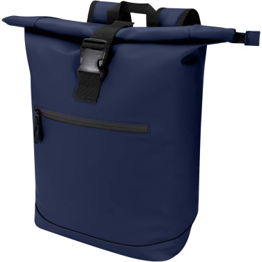 Logotrade biznesa dāvanas foto: Resi Plus 15" GRS pārstrādāta mugursoma ar sarullējamu augšdaļu 18L