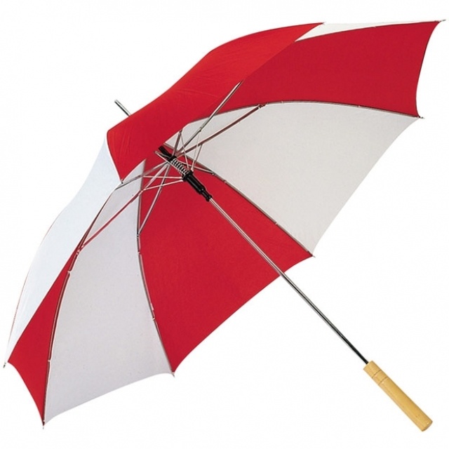 Логотрейд pекламные подарки картинка: Автоматический зонт 'Aix-en-Provence' цвет красный