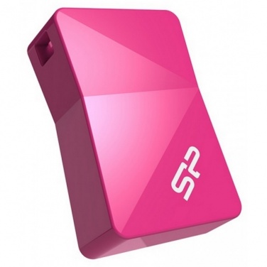 Логотрейд pекламные cувениры картинка: USB flashdrive pink Silicon Power Touch T08 64GB