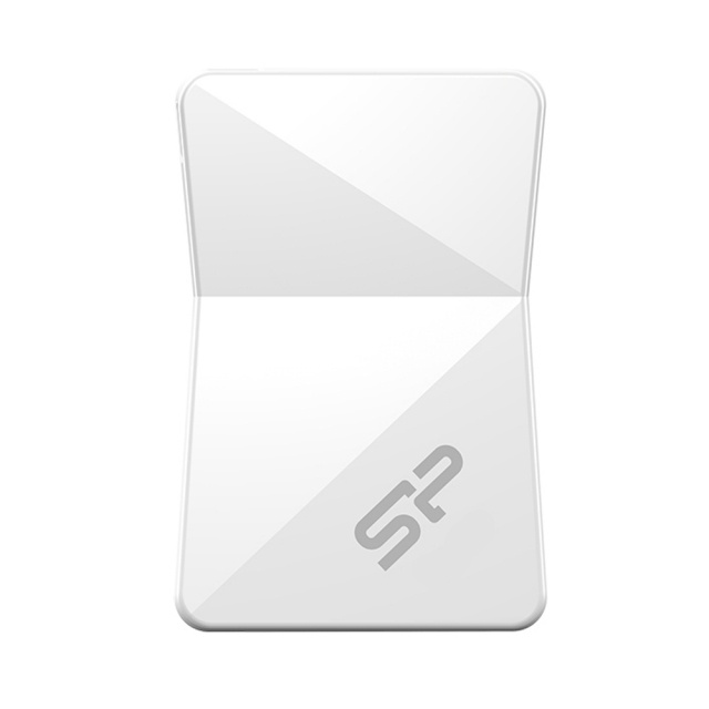 Логотрейд pекламные cувениры картинка: USB stick Silicon Power Touch T08  64GB	color white