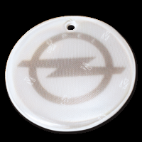 Логотрейд бизнес-подарки картинка: Диаметр круга 50 мм рефлектор