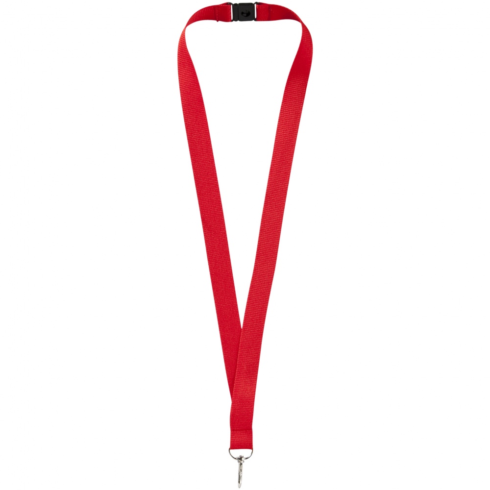 Лого трейд pекламные подарки фото: Шнурок Lago, красный