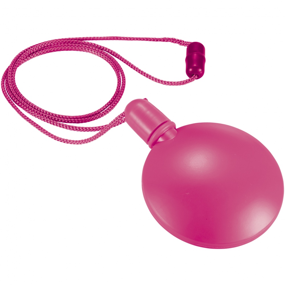 Логотрейд бизнес-подарки картинка: Круглый диспенсер для мыльных пузырей Blubber, Фуксия