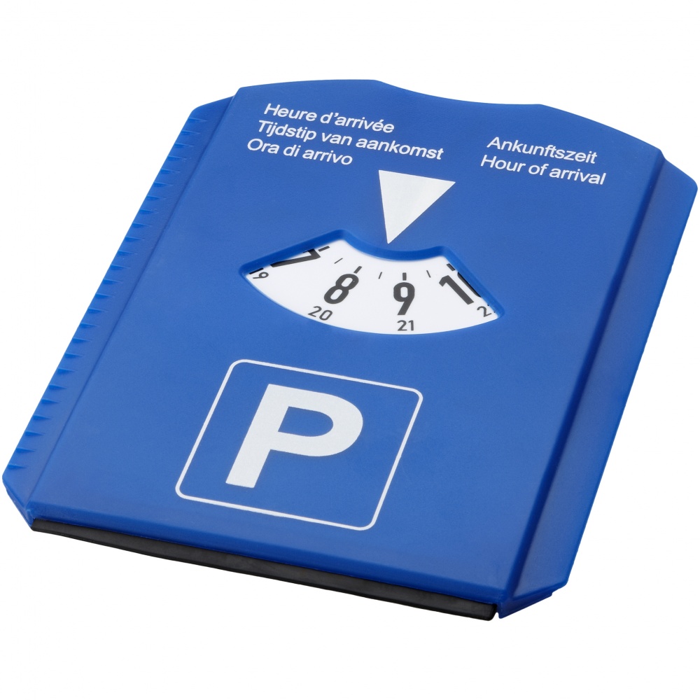 Лого трейд pекламные подарки фото: Парковочный диск «5 в 1», синий