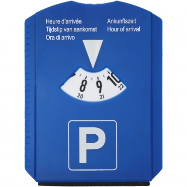 Логотрейд pекламные cувениры картинка: Парковочный диск «5 в 1», синий