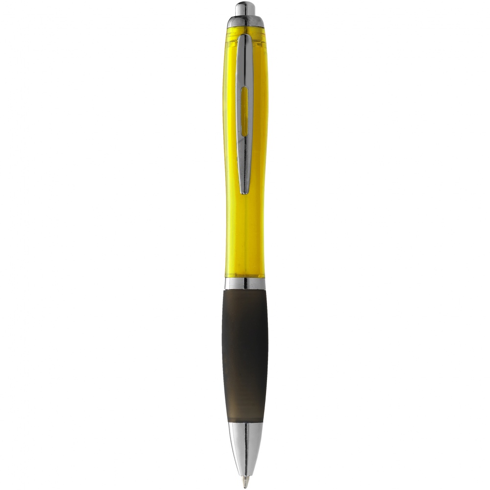 Лого трейд pекламные cувениры фото: The Nash Pen yellow - blue ink