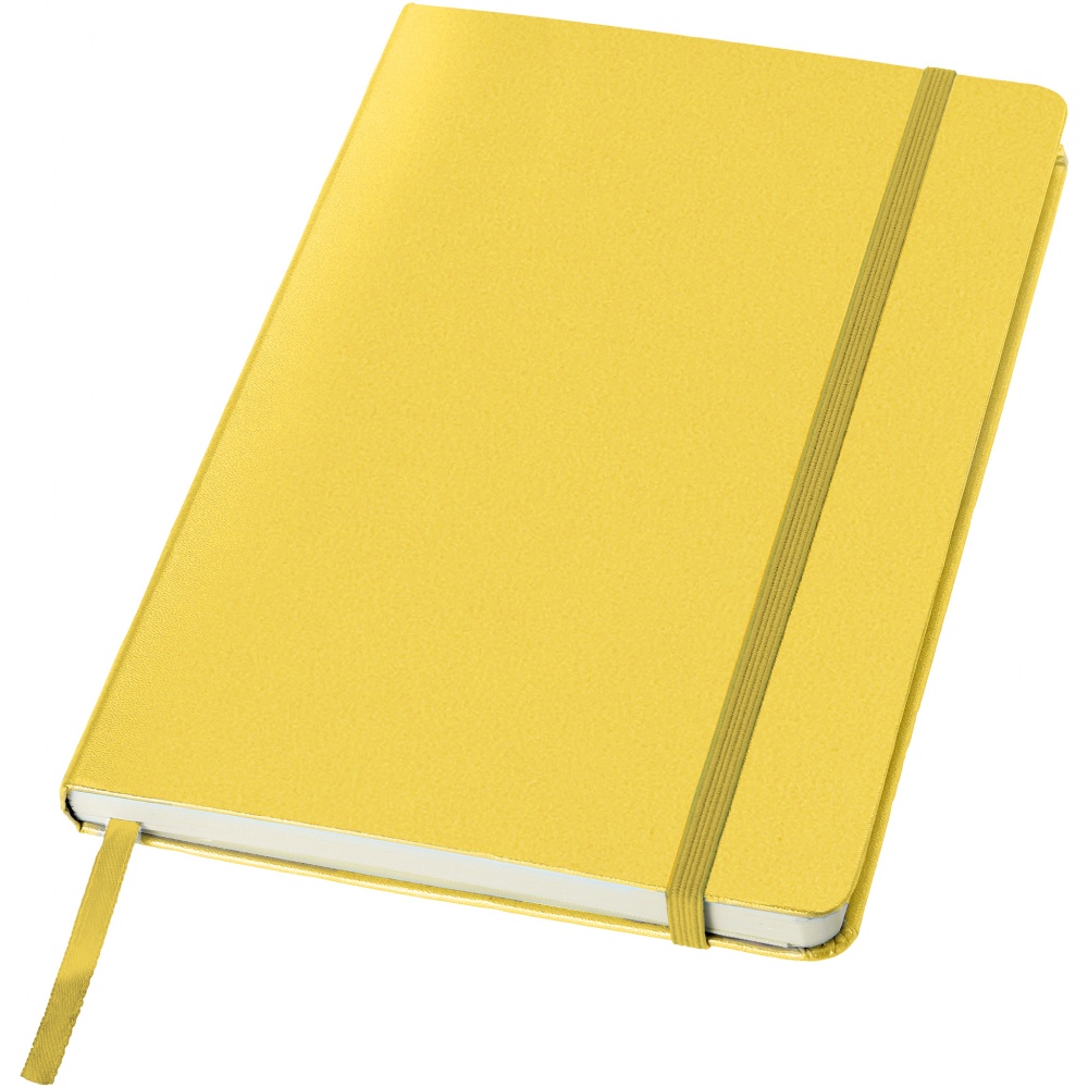 Логотрейд pекламные продукты картинка: Классический офисный блокнот, желтый
