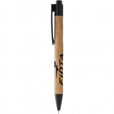 Логотрейд pекламные подарки картинка: Шариковая ручка Borneo, черный