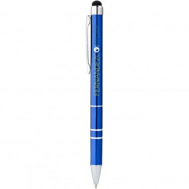 Логотрейд pекламные подарки картинка: Шариковая ручка-стилус Charleston, синий