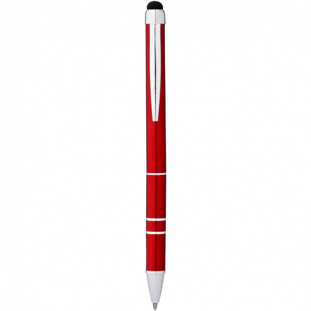 Лого трейд бизнес-подарки фото: Шариковая ручка-стилус Charleston, красный