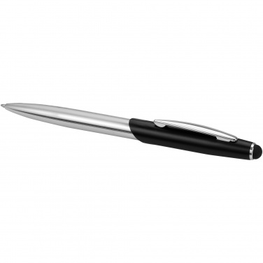 Лого трейд pекламные продукты фото: Набор Geneva, включающий шариковую ручку-стилус и ручку-роллер, черный