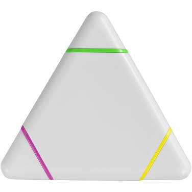 Лого трейд pекламные подарки фото: Треугольный маркер Bermuda, белый