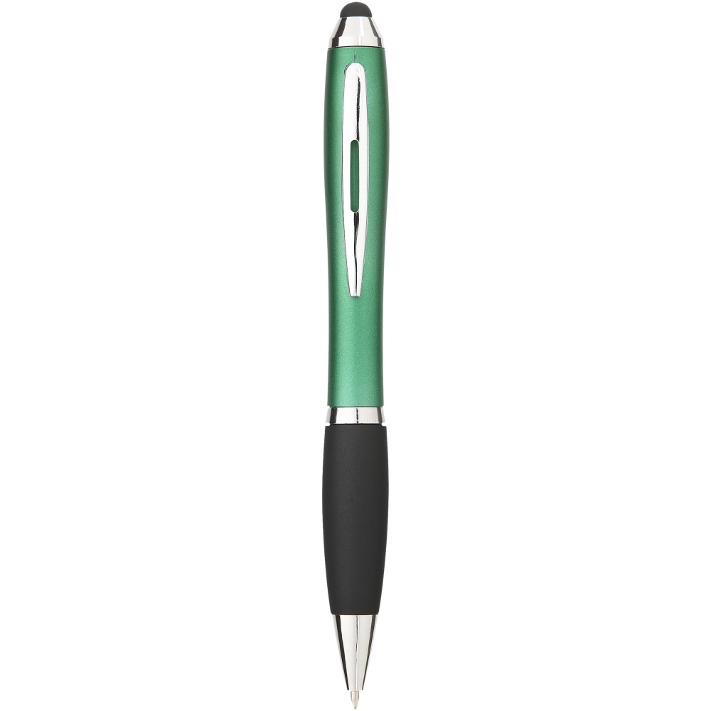 Лого трейд pекламные подарки фото: Шариковая ручка-стилус Nash, зеленый