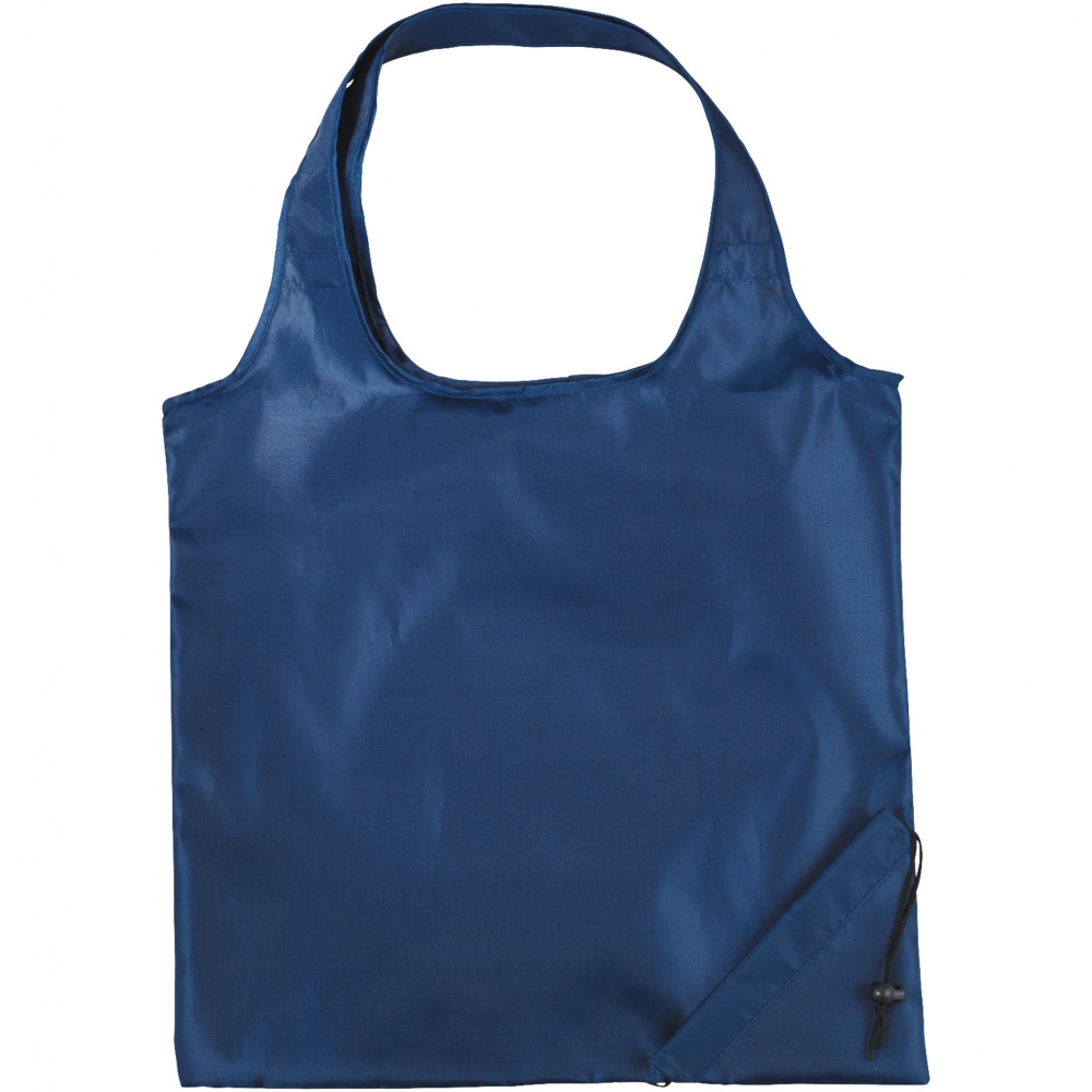 Логотрейд pекламные подарки картинка: Складная сумка для покупок Bungalow, тёмно-синий