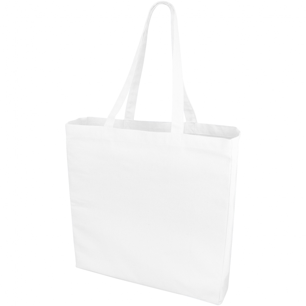Лого трейд бизнес-подарки фото: Хлопковая сумка Odessa, белый