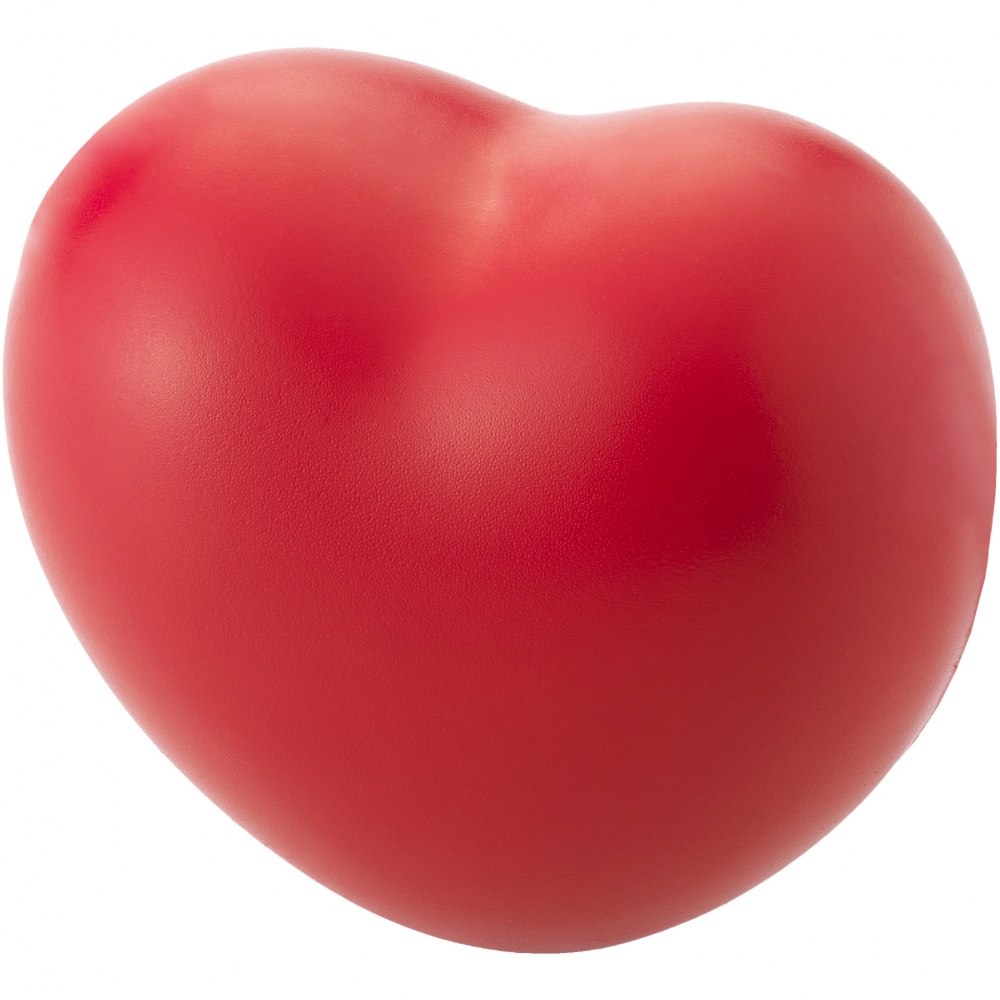 Лого трейд бизнес-подарки фото: Антистресс в форме сердца, красный