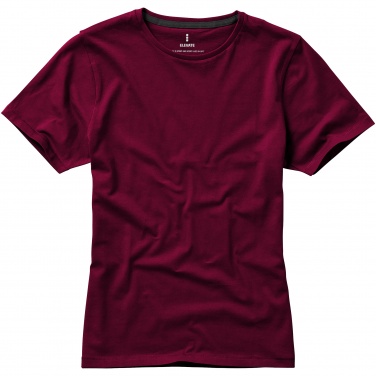 Лого трейд бизнес-подарки фото: Женская футболка с короткими рукавами Nanaimo, темно-красный