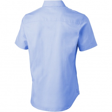 Логотрейд pекламные продукты картинка: Рубашка с короткими рукавами Manitoba, голубой