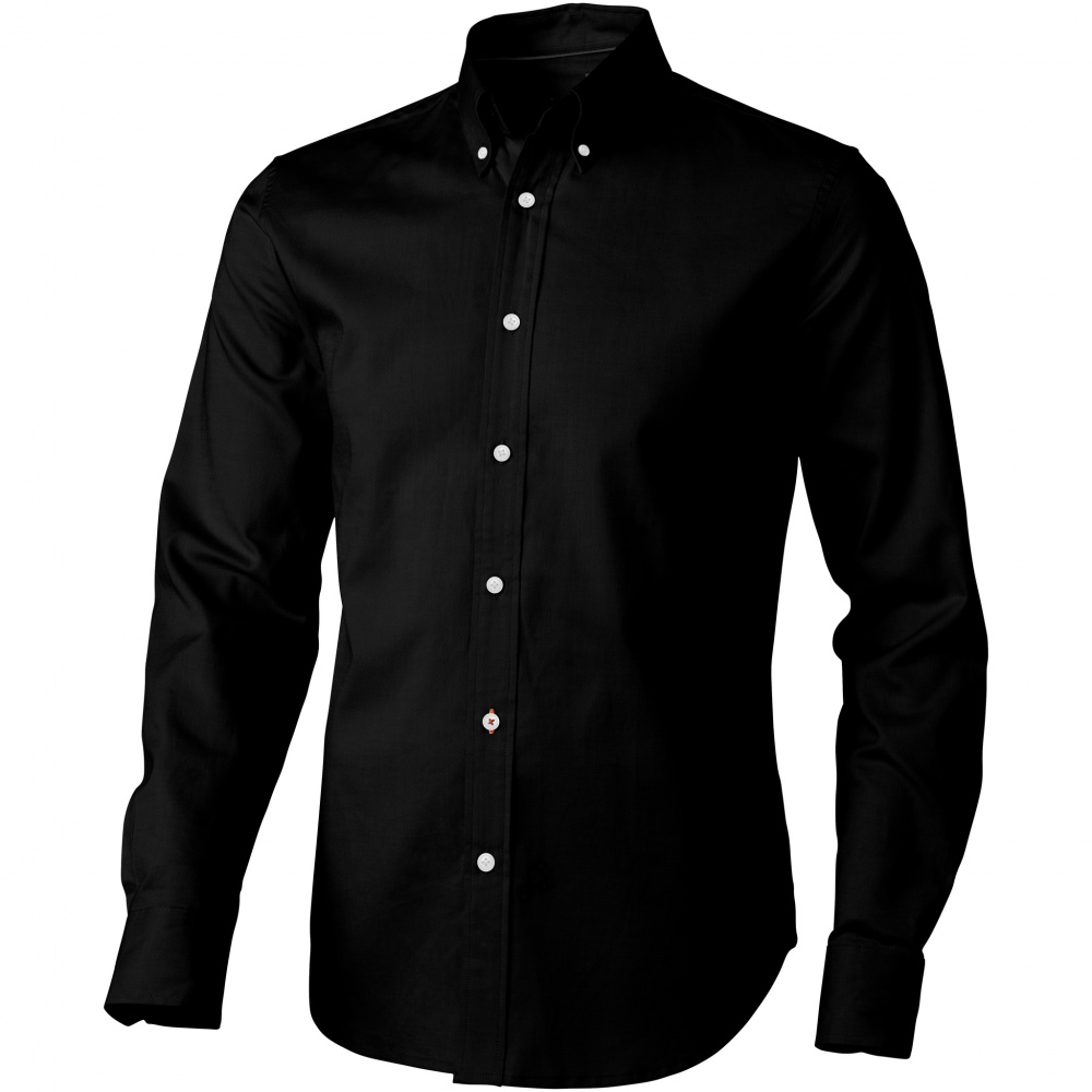 Лого трейд pекламные cувениры фото: Рубашка с длинными рукавами Vaillant, черный