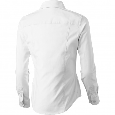 Логотрейд pекламные cувениры картинка: Женская рубашка с короткими рукавами Vaillant, белый