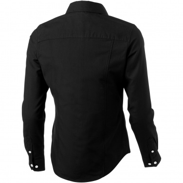 Логотрейд pекламные продукты картинка: Женская рубашка с короткими рукавами Vaillant, черный