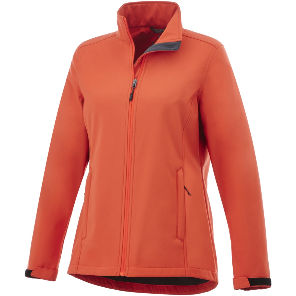 Логотрейд бизнес-подарки картинка: Женская куртка софтшел Maxson, оранжевый
