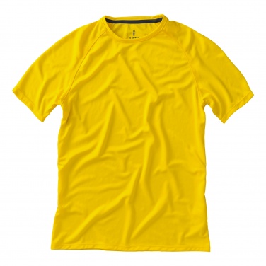 Логотрейд pекламные cувениры картинка: Футболка с короткими рукавами Niagara, желтый