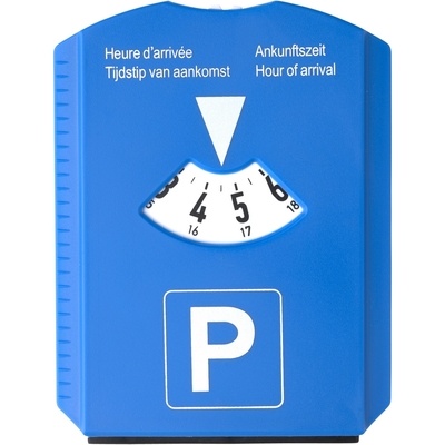 Логотрейд pекламные подарки картинка: Parkimiskell-jääkraabits žetoonidega, sinine