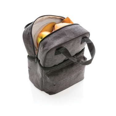 Лого трейд pекламные cувениры фото: Firmakingitus: Cooler bag with 2 insulated compartments, anthracite