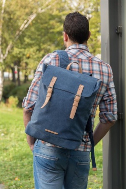 Логотрейд pекламные подарки картинка: Рюкзак для ноутбука Canvas, синий