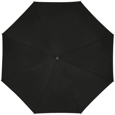 Логотрейд pекламные cувениры картинка: Автоматический карманный зонтик с ручкой-карабином, черный