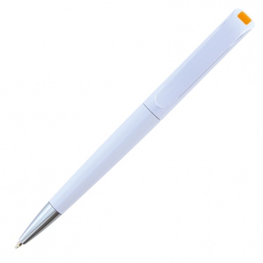 Логотрейд pекламные продукты картинка: Пластмассовая ручка Justany, oранжевый