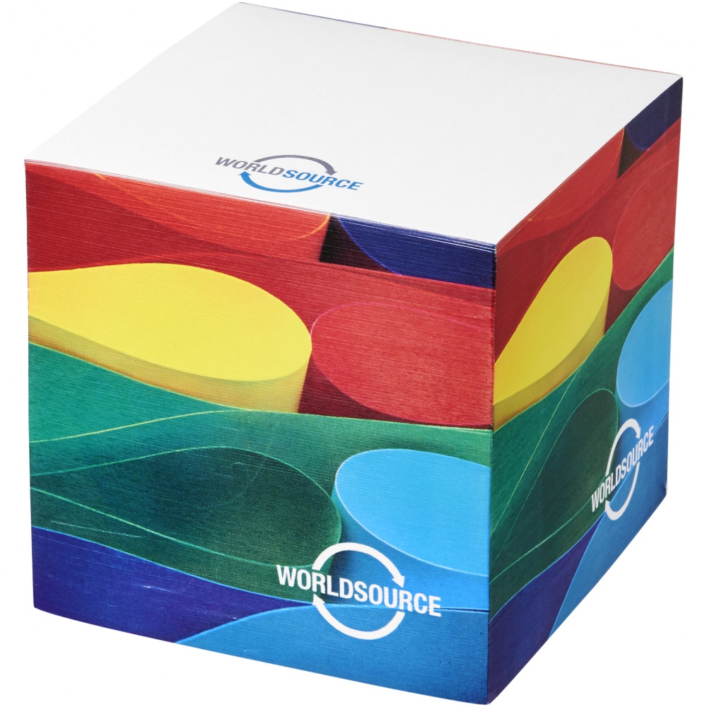 Лого трейд бизнес-подарки фото: Блок бумаги для заметок Cube маленького формата