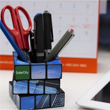 Логотрейд бизнес-подарки картинка: 3D карандашница кубик Рубика