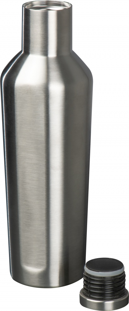 Лого трейд pекламные продукты фото: Бутылка с вакуумным закрытием 500мл, серый