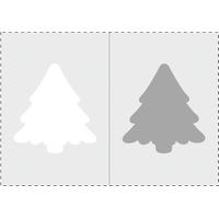 Логотрейд pекламные подарки картинка: TreeCard jõulukaart, kuusk