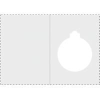 Логотрейд pекламные продукты картинка: TreeCard jõulukaart, pall
