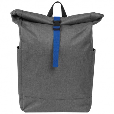 Логотрейд pекламные подарки картинка: Рюкзак с цветными элементами, синий