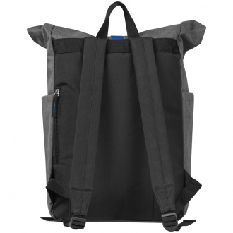 Лого трейд pекламные подарки фото: Рюкзак с цветными элементами, синий