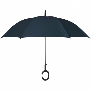 Лого трейд pекламные cувениры фото: Автоматический зонт, синий