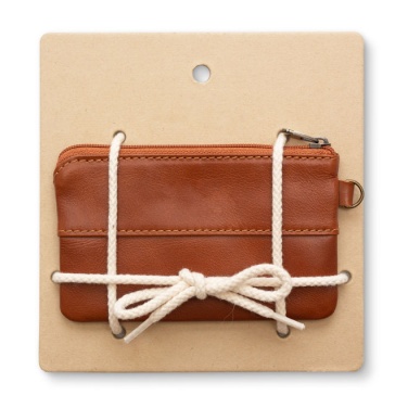 Логотрейд бизнес-подарки картинка: Кожанный кошелёк, коричневый