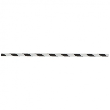 Лого трейд бизнес-подарки фото: Набор бумажных соломок 100 шт, черно-белый