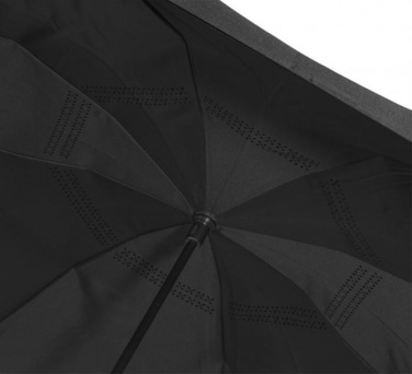 Логотрейд pекламные cувениры картинка: Зонт двусторонний 23 ", черный