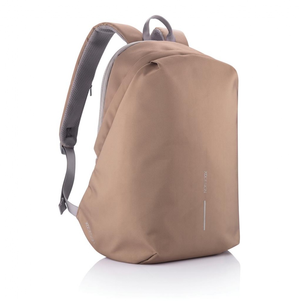Логотрейд pекламные подарки картинка: Антикражный рюкзак Bobby Soft, коричневый
