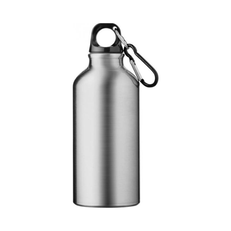 Лого трейд pекламные cувениры фото: Бутылка для питья Oregon с карабином, серебряный