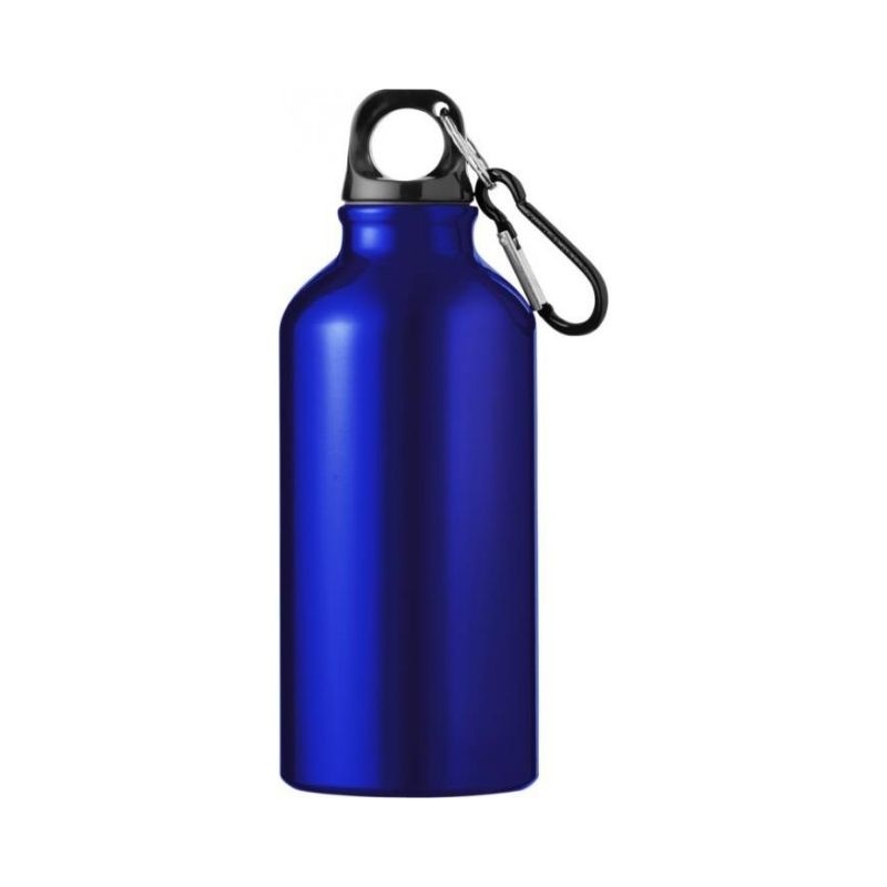 Логотрейд бизнес-подарки картинка: Бутылка для питья с карабином, синий